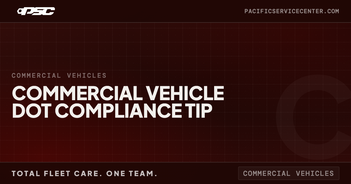 Commercial Vehicle Weight Distribution: DOT Compliance Tips